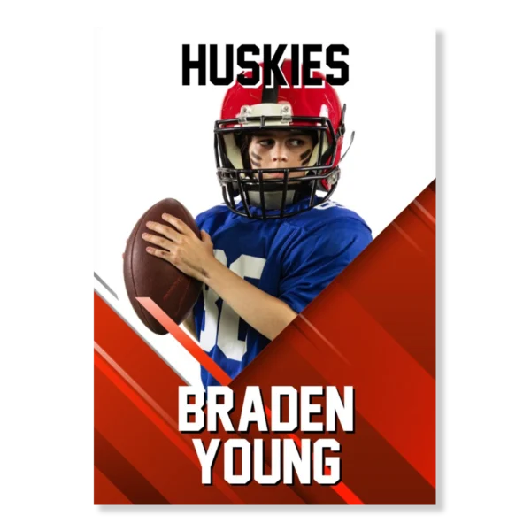 Football Card Template 11 - Modern