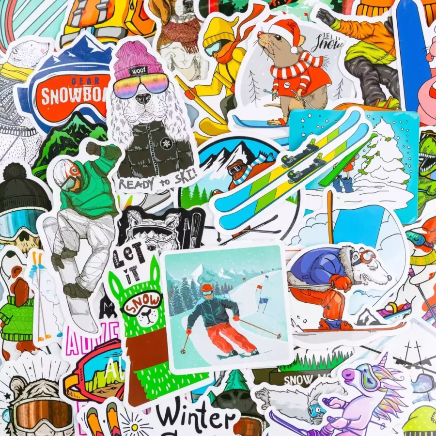 Ski & Snowboard Stickers