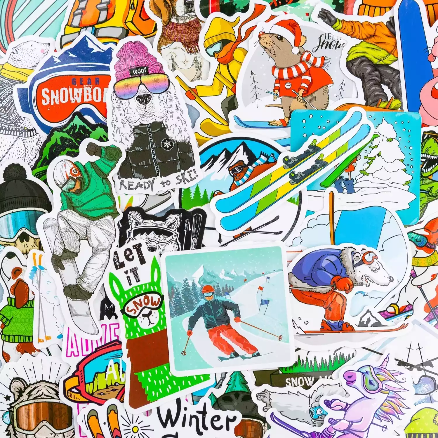 Special Blend "First Chair, Last Call" Ski Snowboard Sticker Decal (NB3)